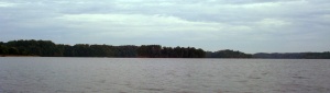 Nameless islands and distant shorelines seen from The Narrows