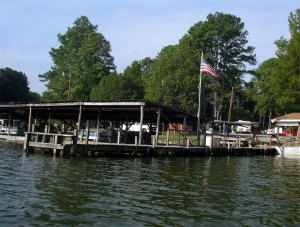 Morris Ferry Dock, Labor Day, 2008 - a last hurrah for many of the families who have had vacation homes here for 30 years