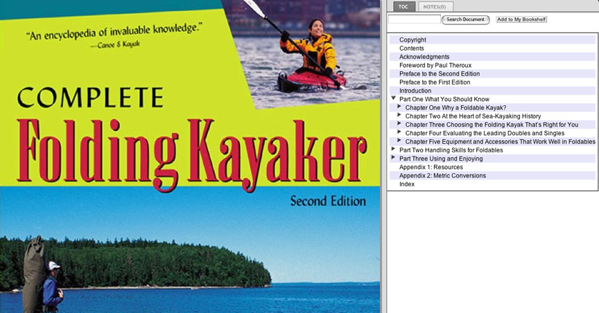 Ralph Diaz' Complete Folding Kayaker, Second Edition, is available online.  Take a look.